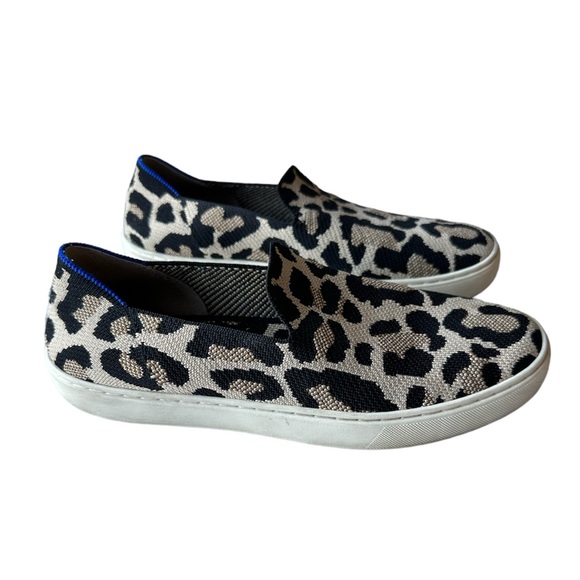 ROTHYS The Original Slip On Sneaker Desert Cat Leopard Print Size 10 - Picture 2 of 7